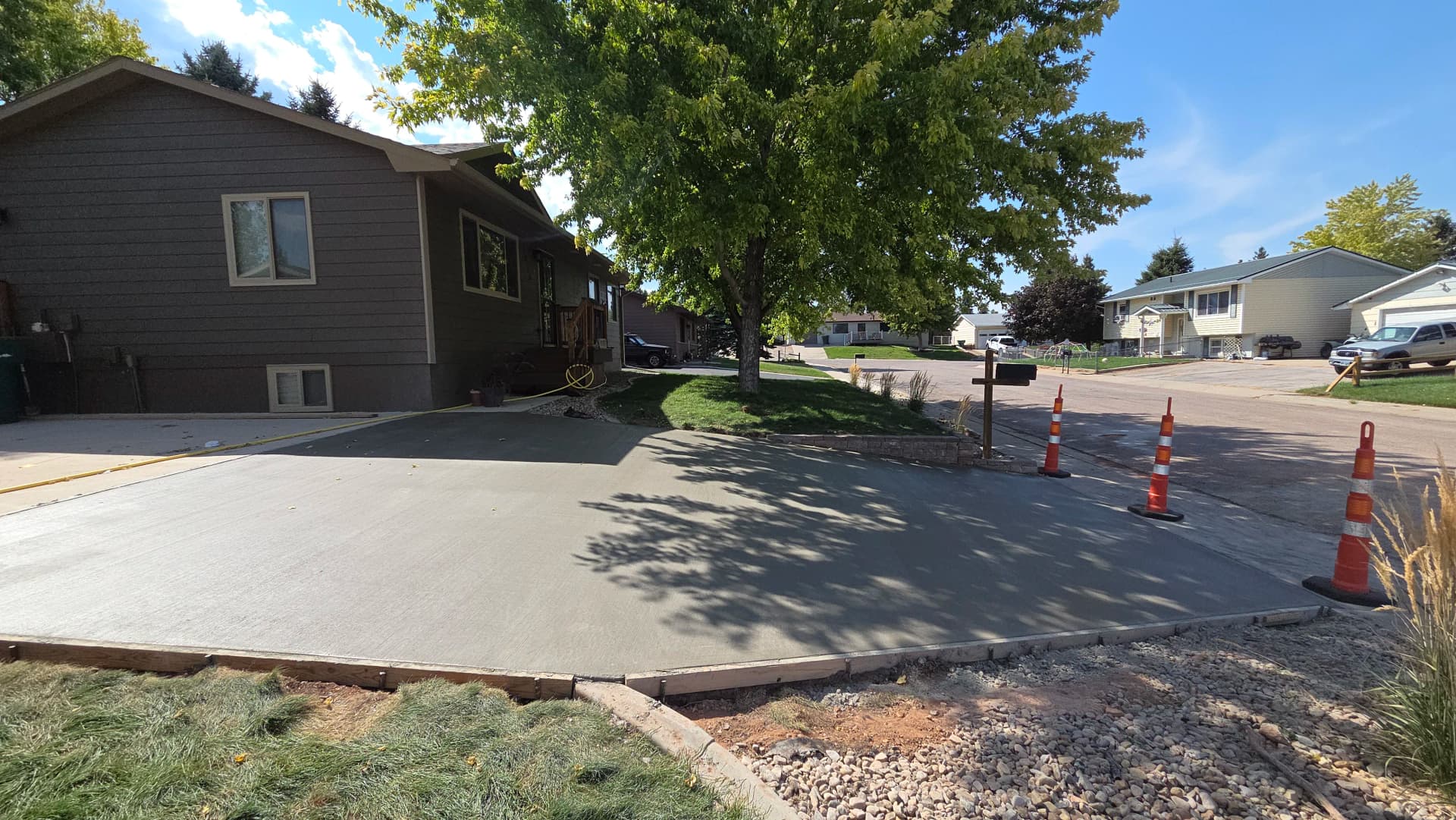 Cracked Driveway Torn Out and Replaced in Sturgis SD