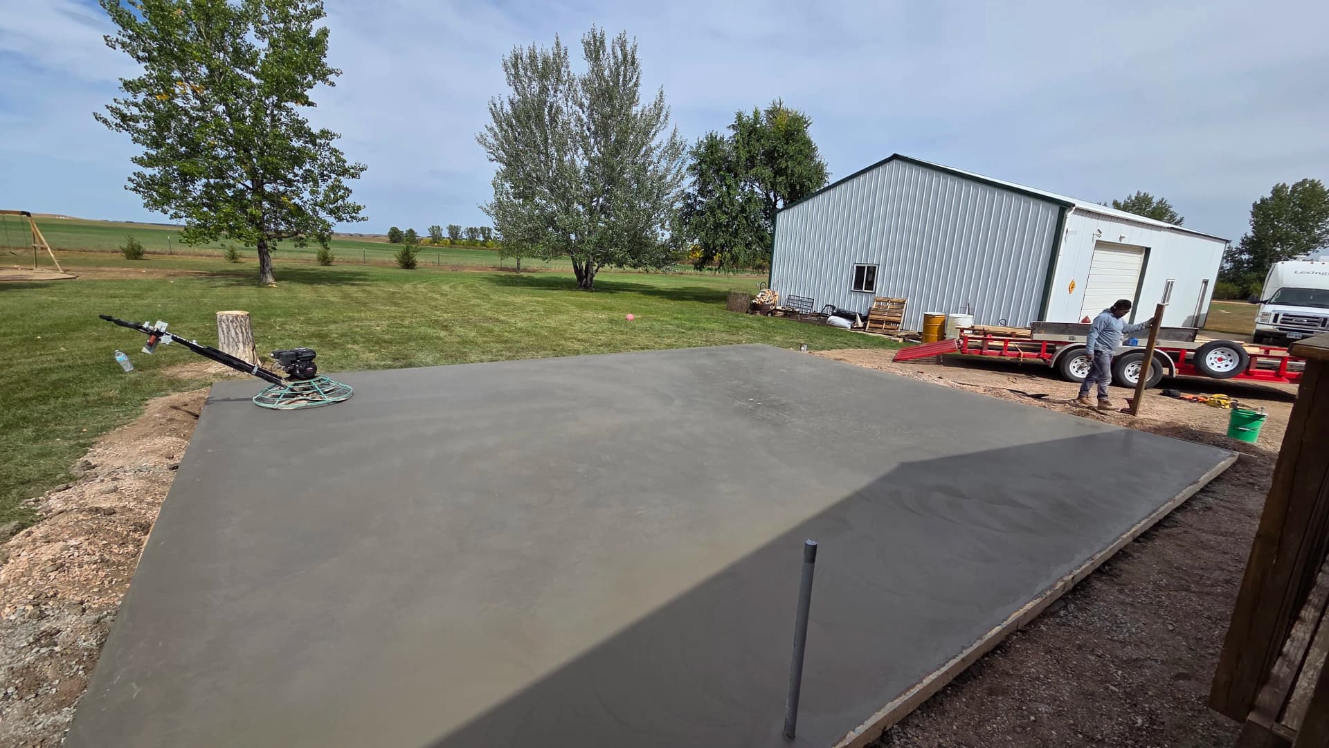 Gallery photos for Thickened-Edge Garage Slab Done Right in Sturgis SD: Image #1