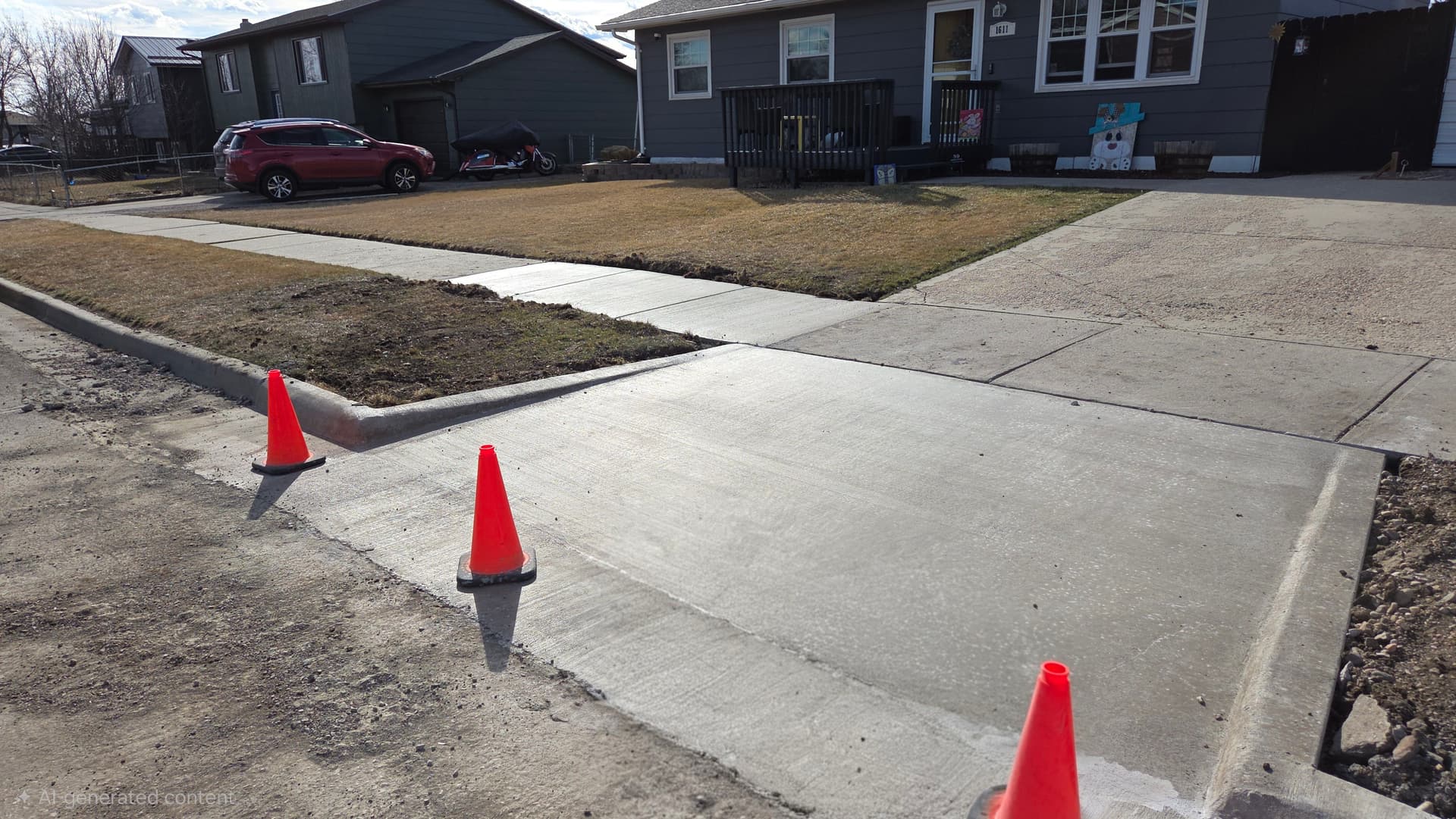 Gallery photos for Sidewalk and Apron Patching After Utility Work Done Right: Image #6