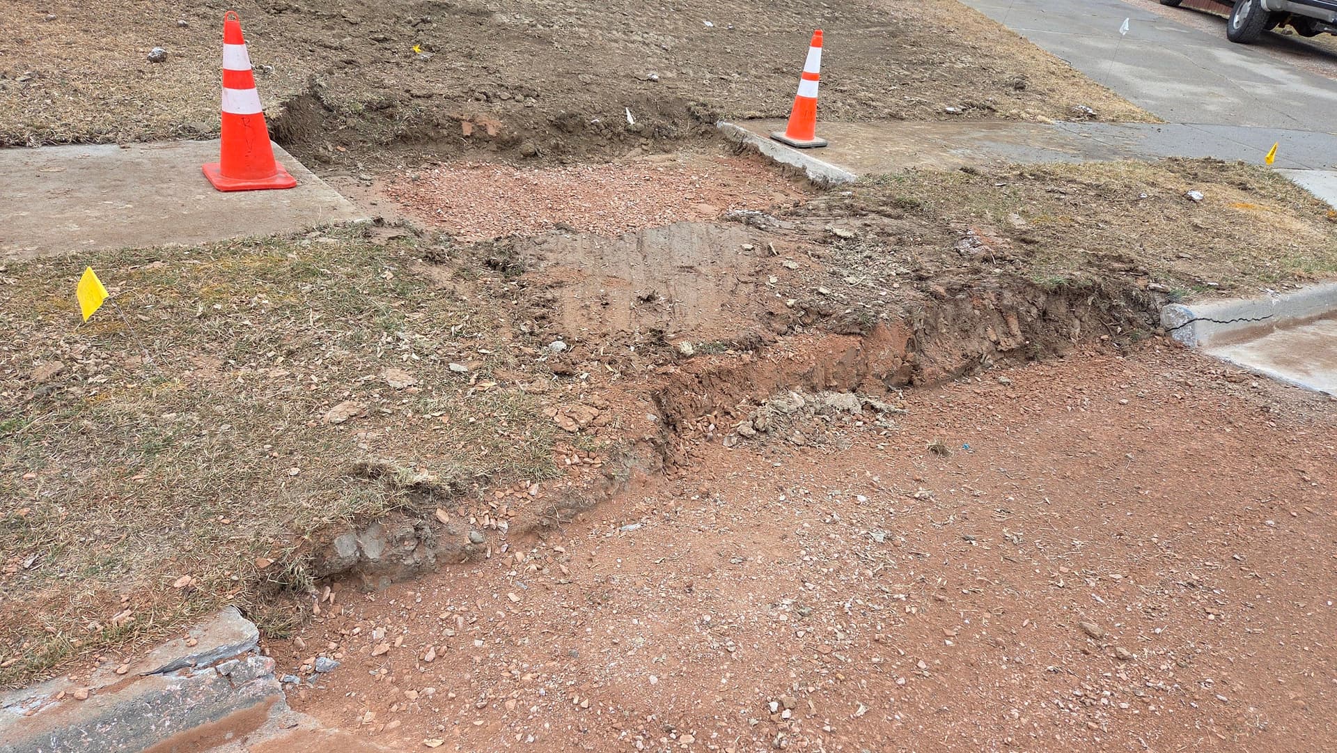 Gallery photos for Sidewalk and Apron Patching After Utility Work Done Right: Image #3