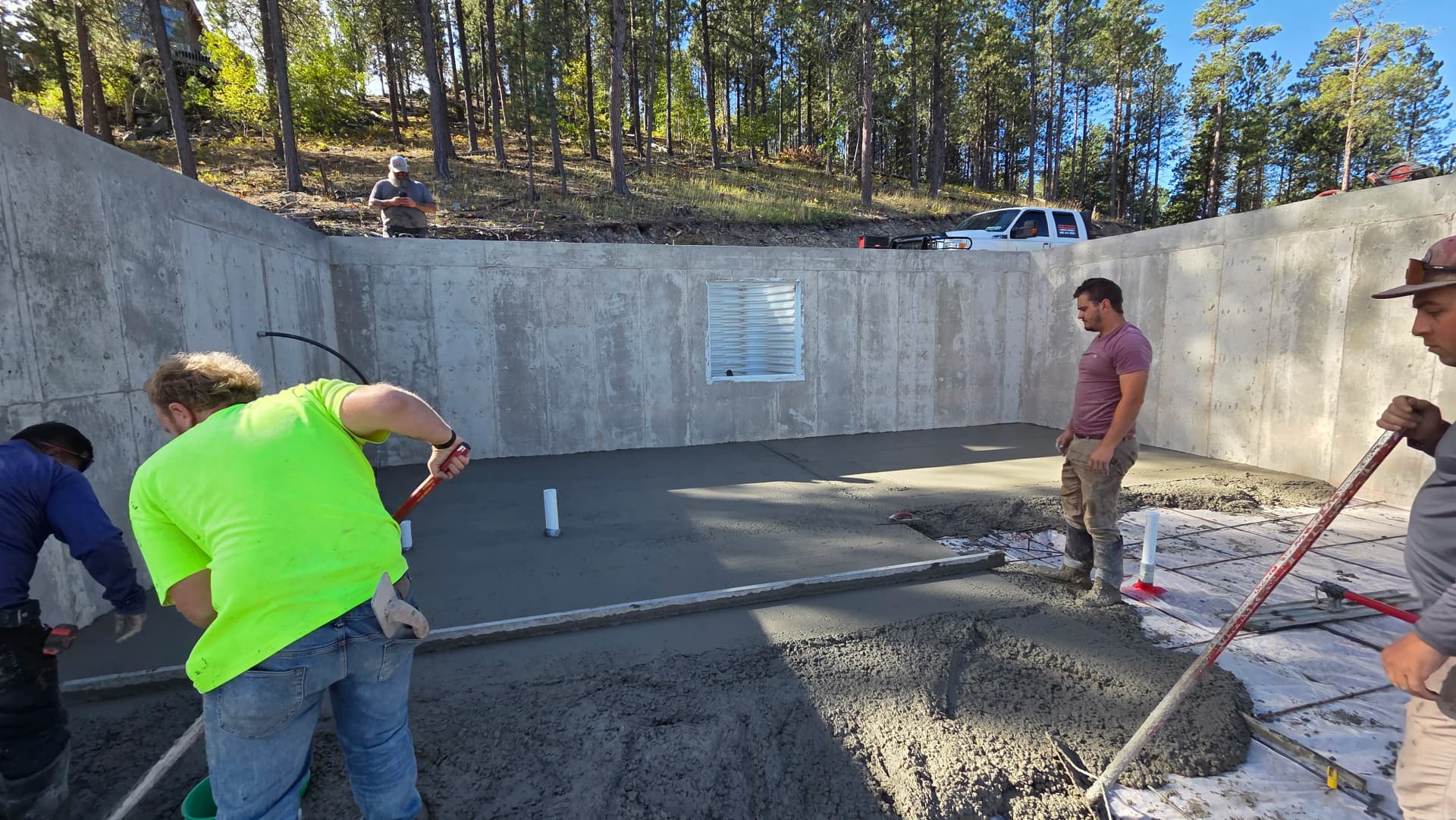 Gallery photos for Concrete Foundation and Slab Pour Near Pactola Lake: Image #5