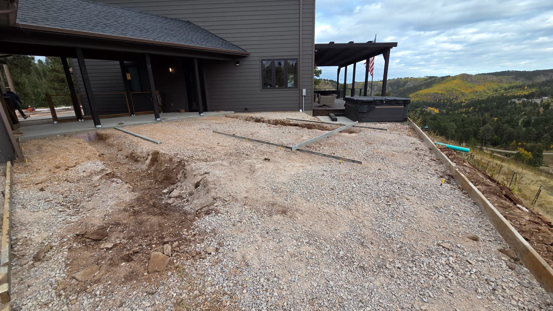 Gallery photos for Concrete Patio Pour with a Million-Dollar View in Deadwood: Image #5
