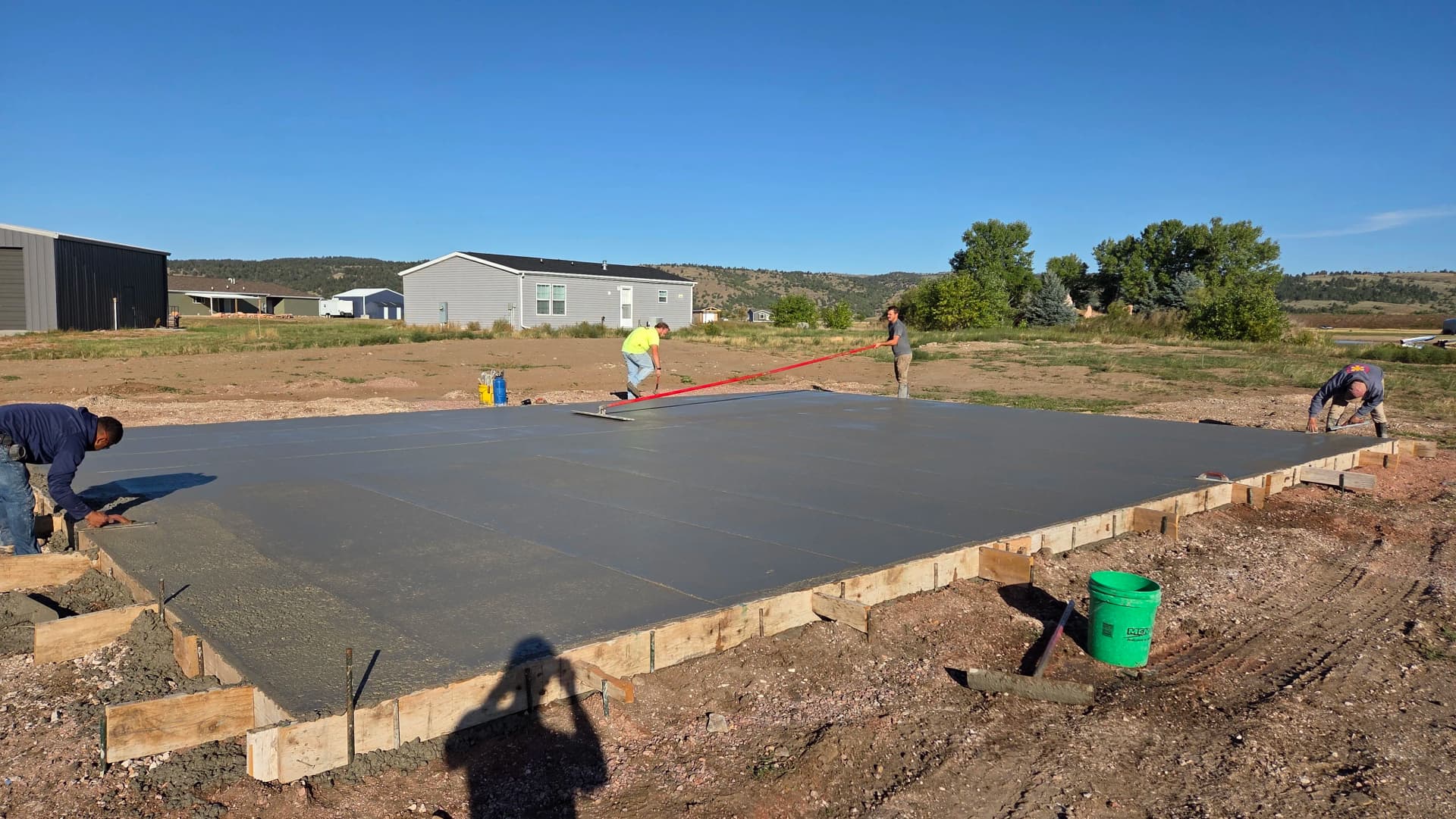 Gallery photos for Rebar-Reinforced Thickened-Edge Slab Poured in Hot Springs SD: Image #4