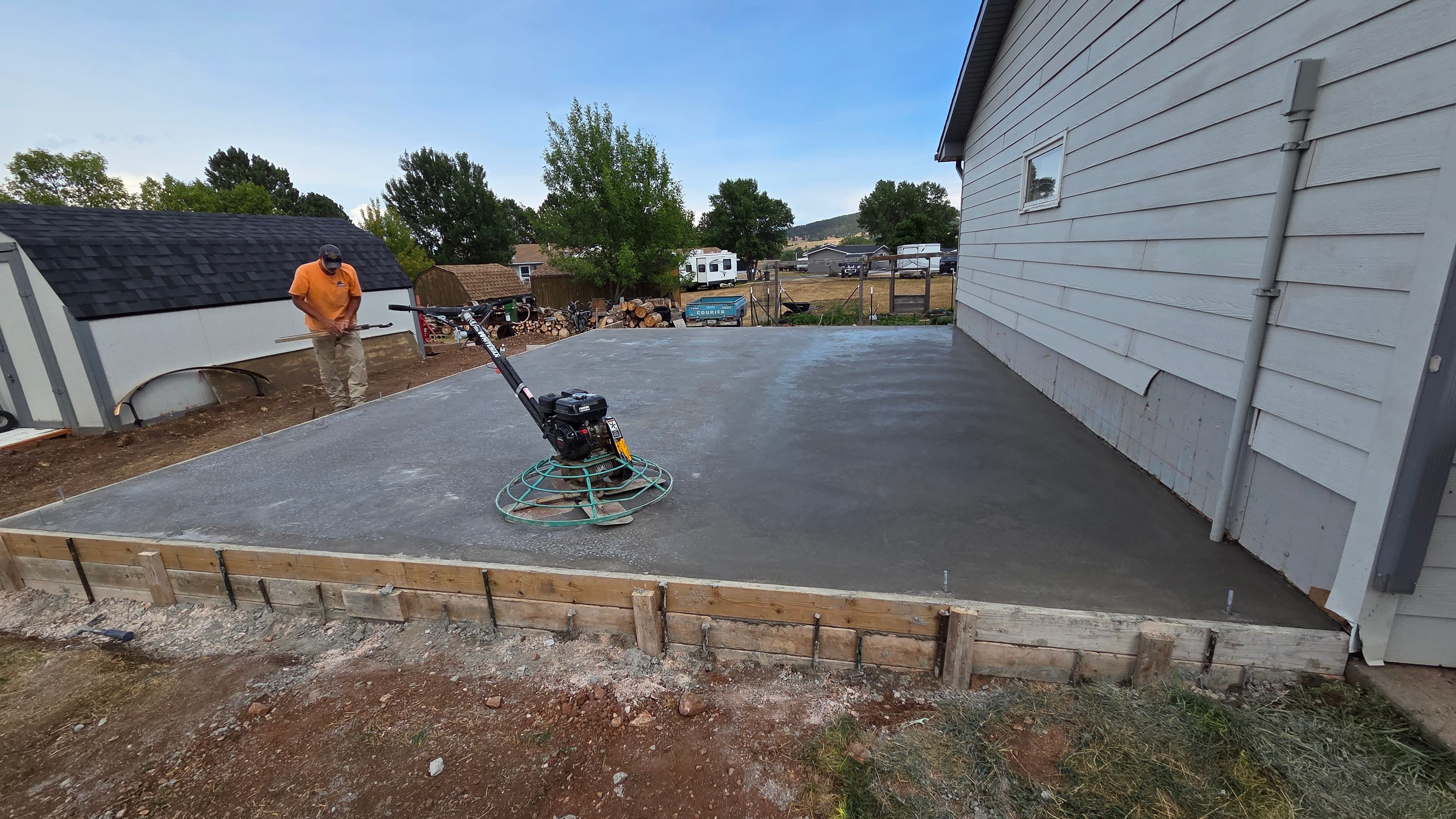 Project Garage Slab Addition Poured Right in Sturgis image