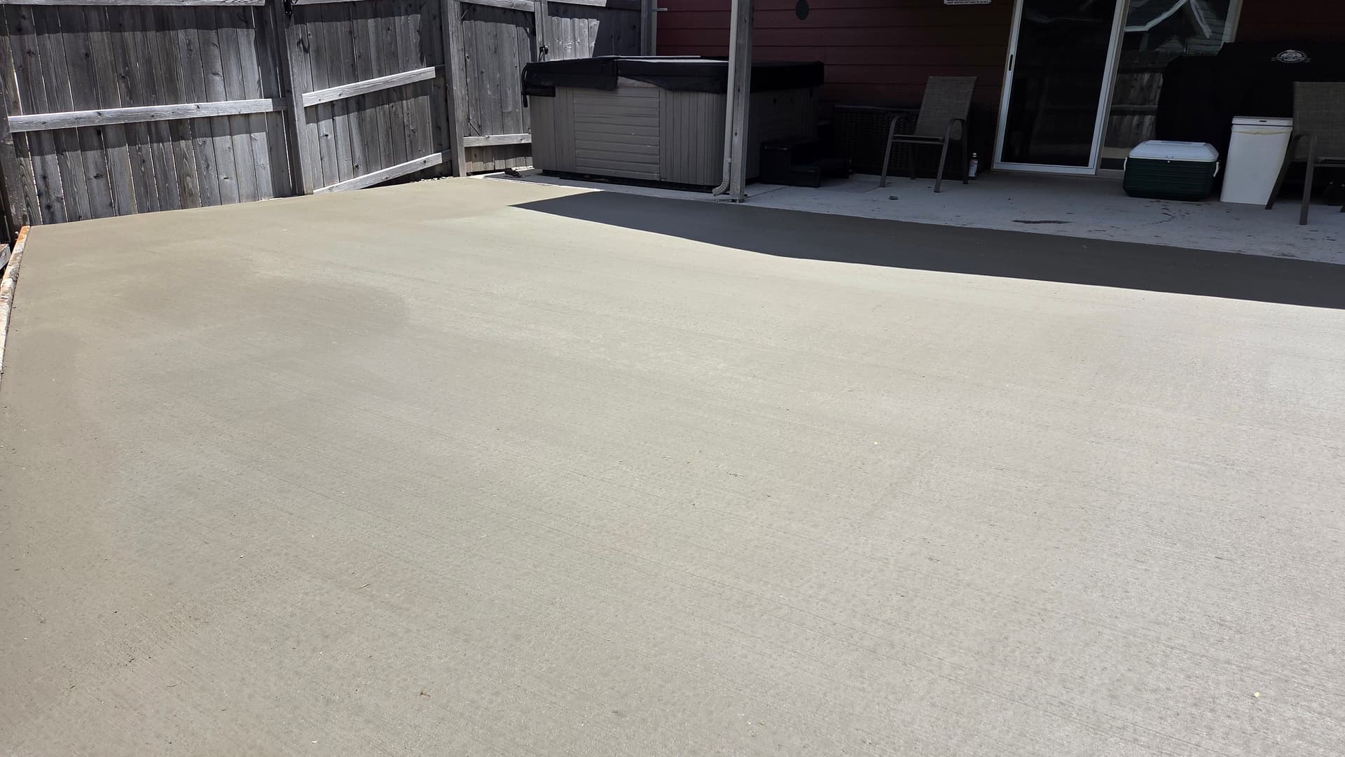 Gallery photos for Backyard Concrete Patio Poured and Done in 2 Days: Image #6