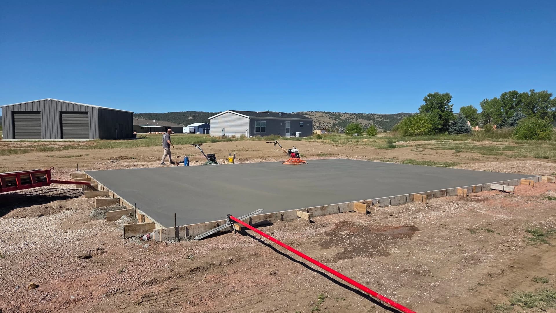 Gallery photos for Rebar-Reinforced Thickened-Edge Slab Poured in Hot Springs SD: Image #3