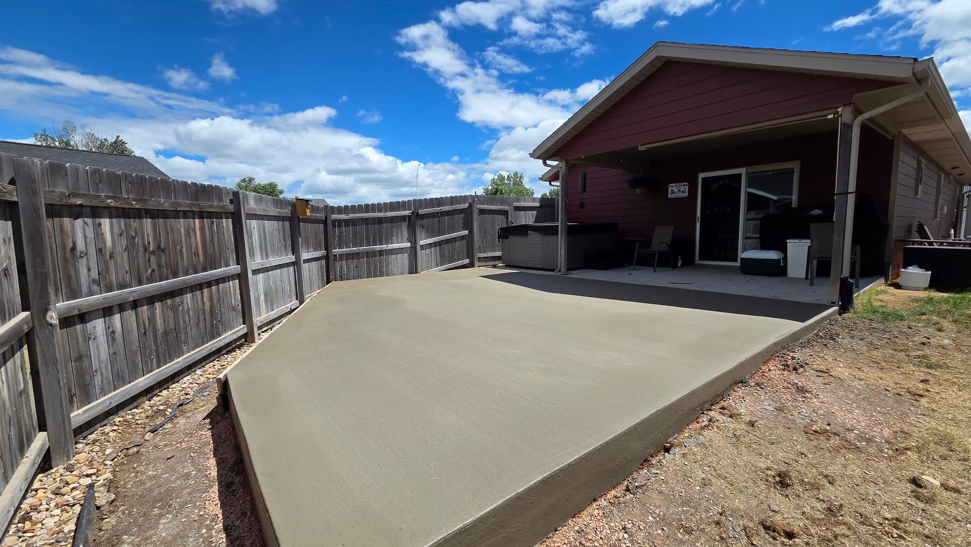 Gallery photos for Backyard Concrete Patio Poured and Done in 2 Days: Image #5