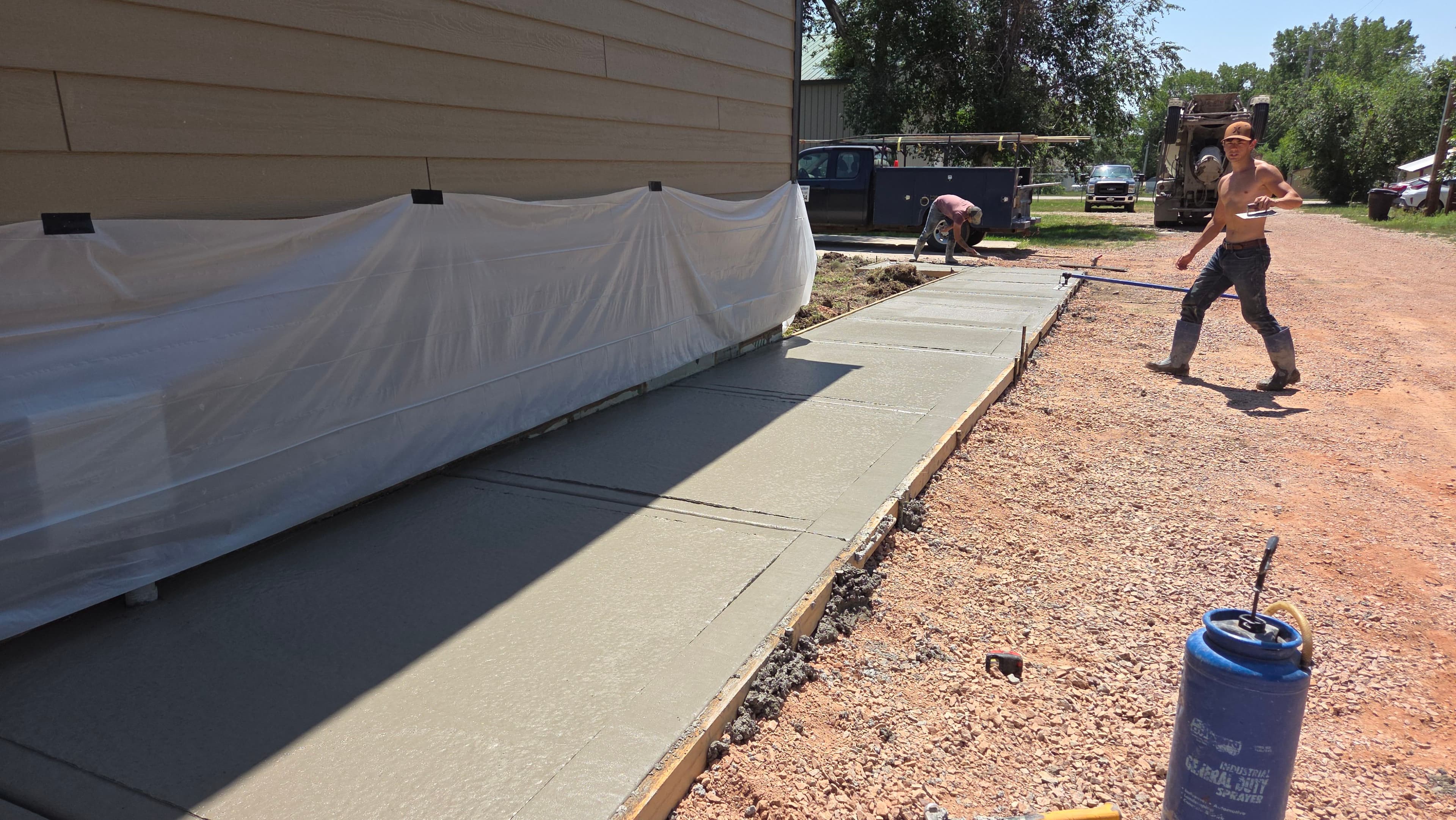 Project New Concrete Sidewalk Installation at New Underwood School image