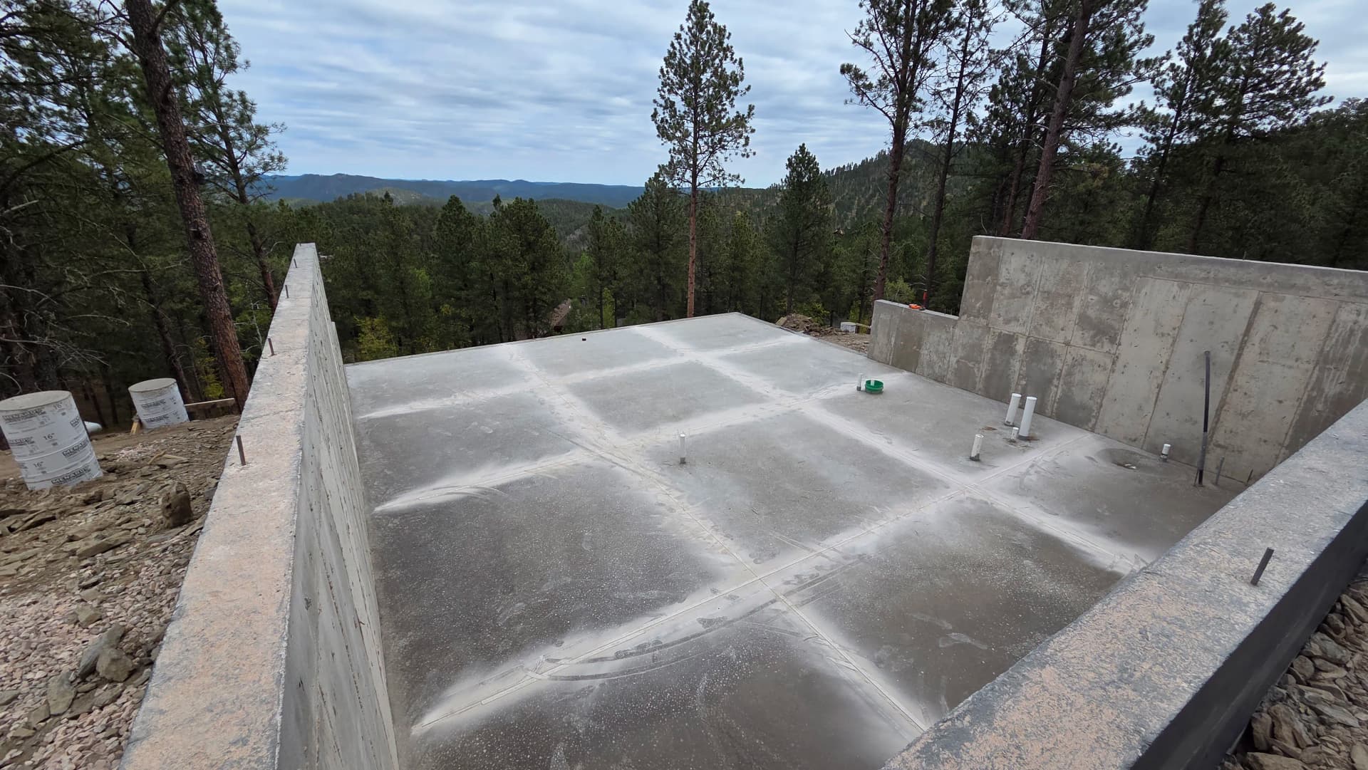Concrete Foundation and Slab Pour Near Pactola Lake image