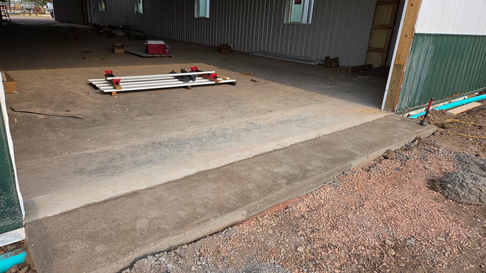 Concrete Slabs, Aprons, and Ramp Work at Custer County Fairgrounds