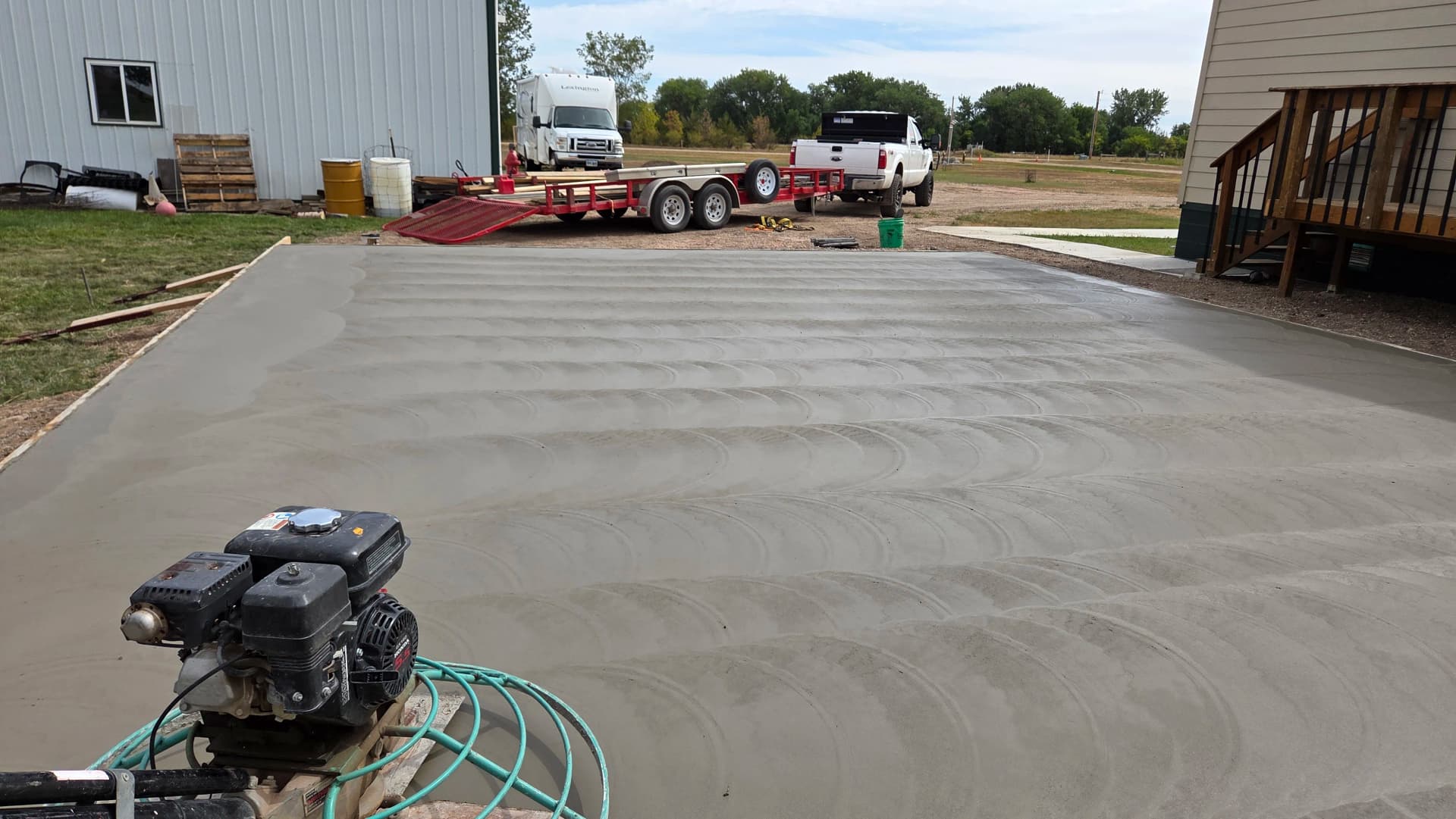Gallery photos for Thickened-Edge Garage Slab Done Right in Sturgis SD: Image #2