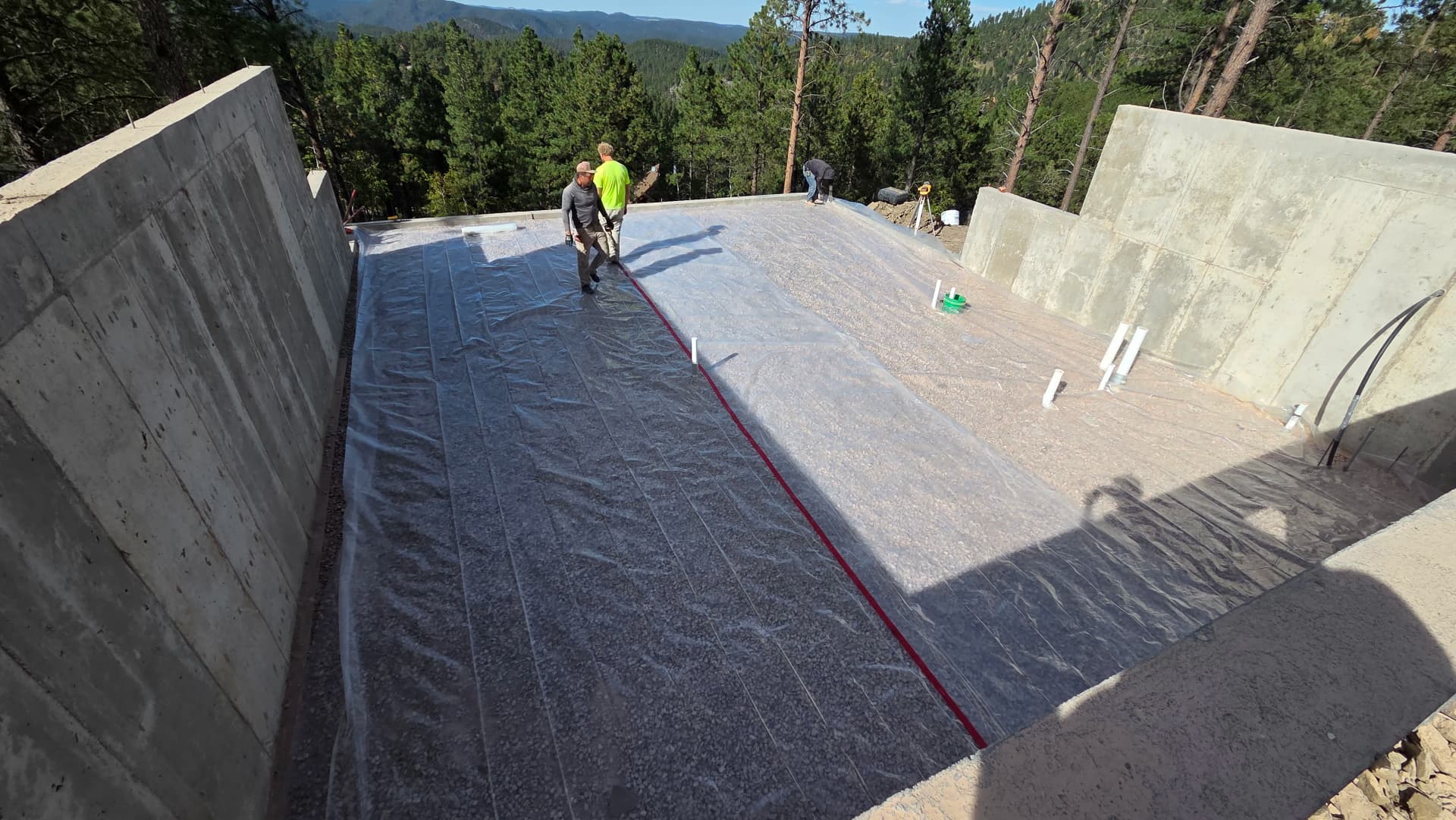 Gallery photos for Concrete Foundation and Slab Pour Near Pactola Lake: Image #8