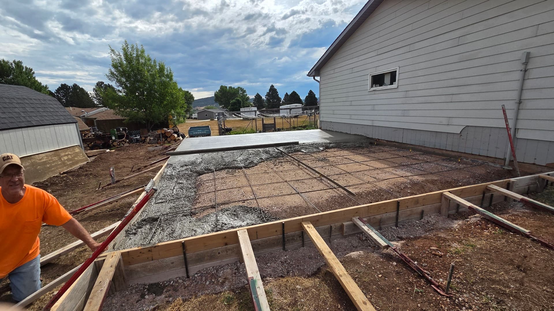 Gallery photos for Garage Slab Addition Poured Right in Sturgis: Image #2