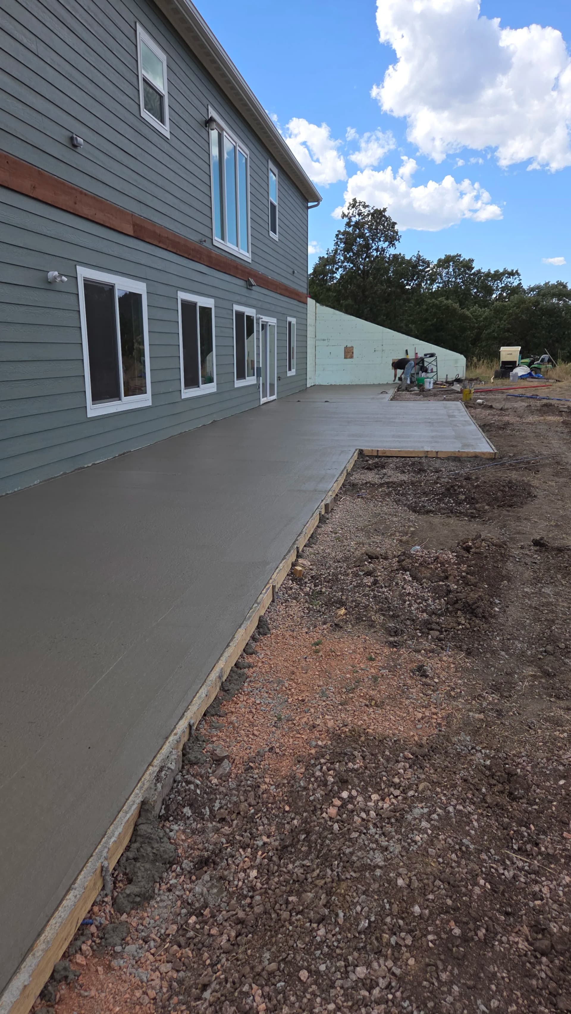 Gallery photos for 100-Foot Concrete Patio Pour in the Black Hills: Image #4