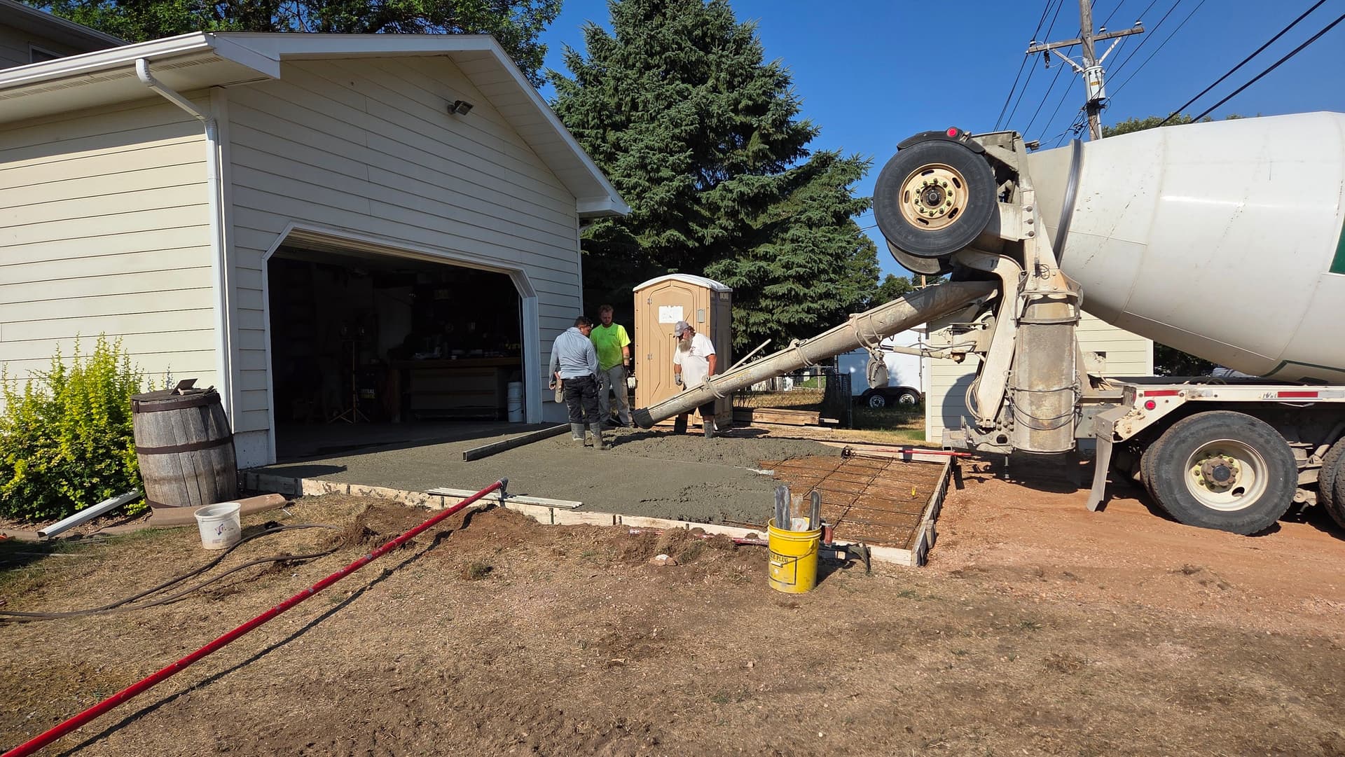 Gallery photos for Two New Concrete Driveways Done Right in Sturgis: Image #3