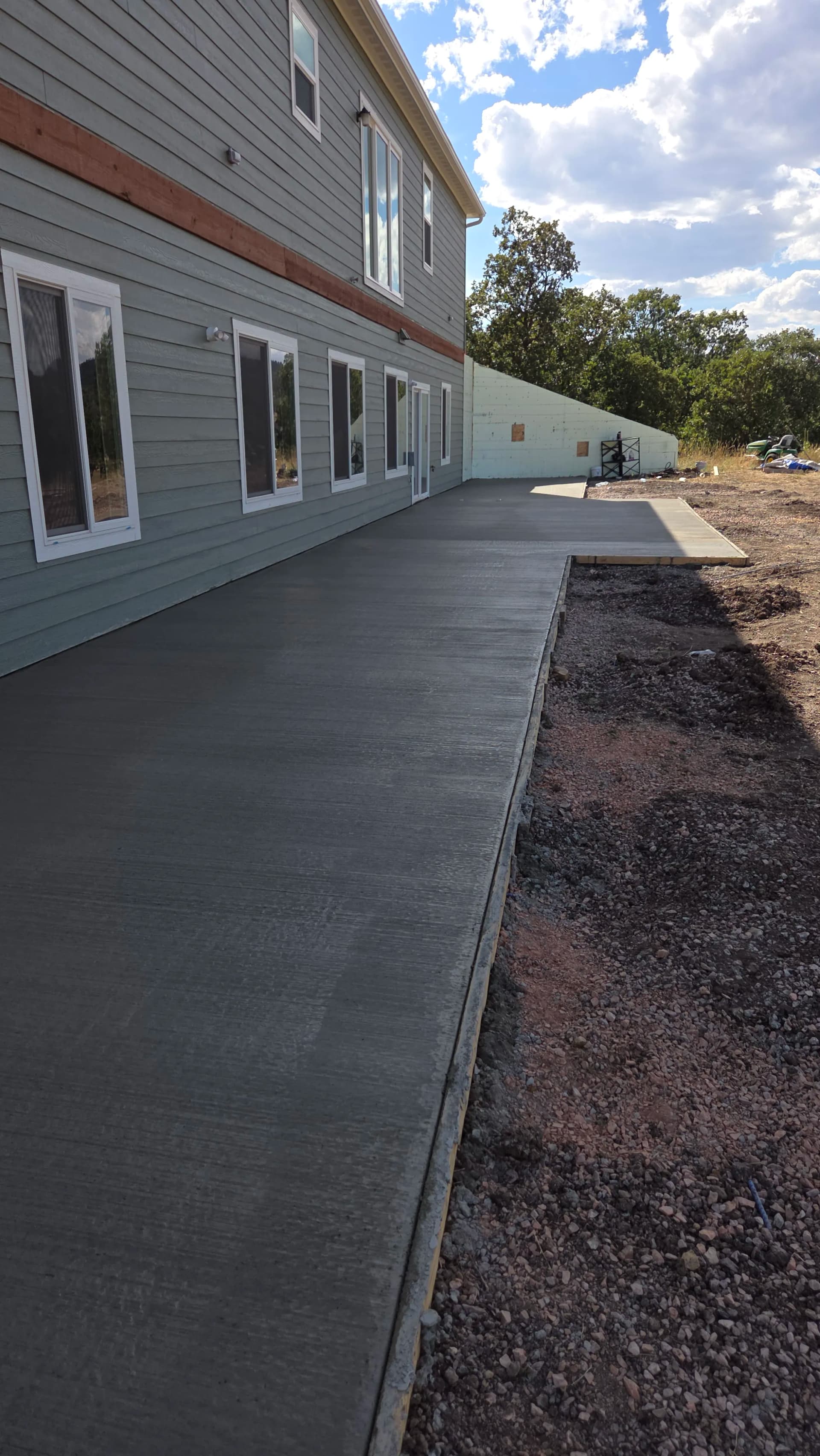 Gallery photos for 100-Foot Concrete Patio Pour in the Black Hills: Image #1
