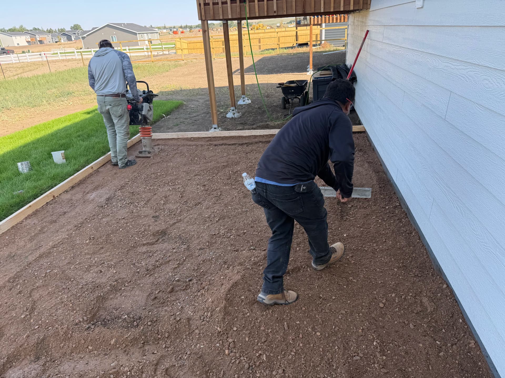 Gallery photos for Rapid Valley Concrete Patio Poured and Finished in One Day: Image #5