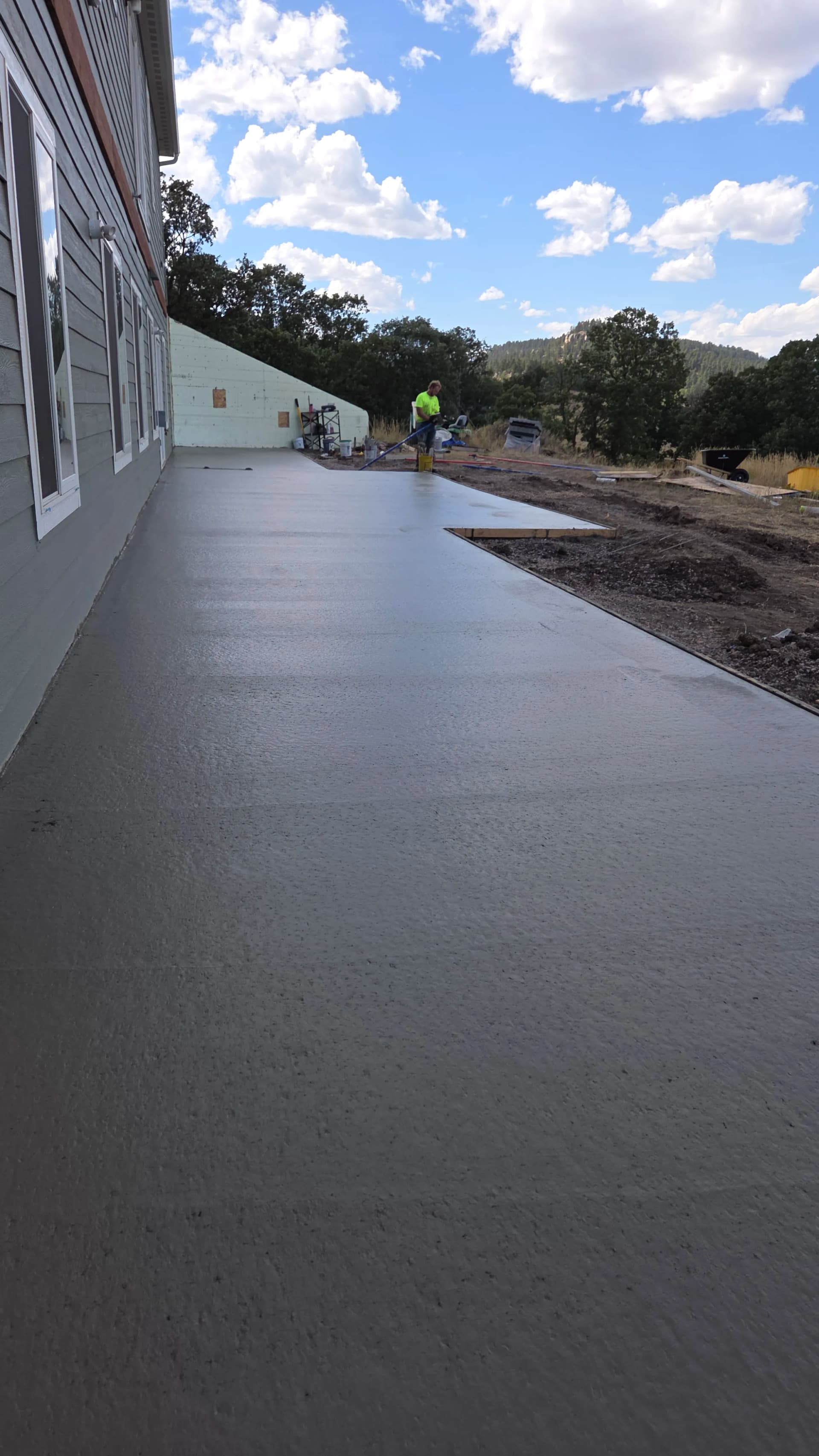 Gallery photos for 100-Foot Concrete Patio Pour in the Black Hills: Image #3