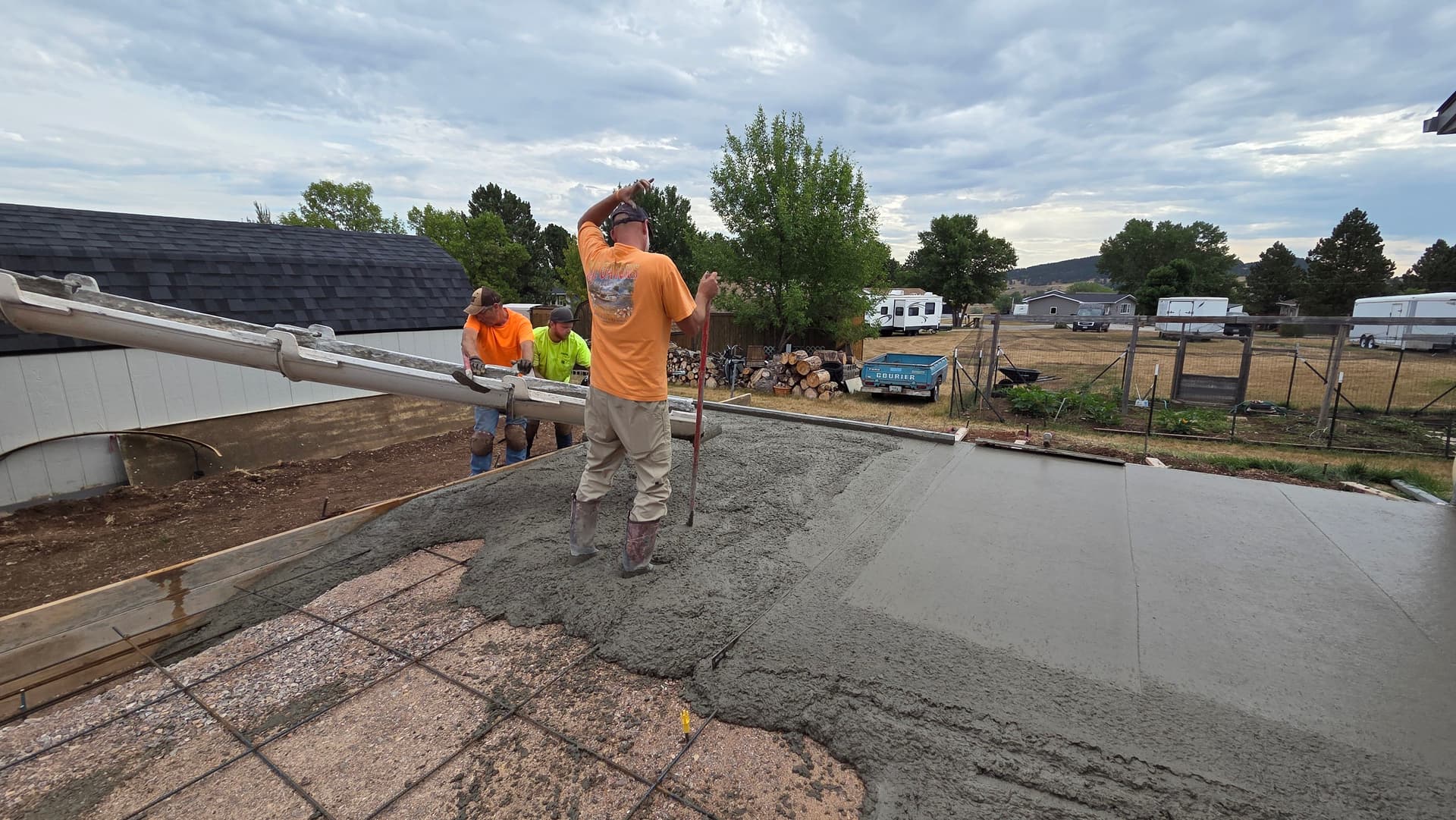 Gallery photos for Garage Slab Addition Poured Right in Sturgis: Image #3