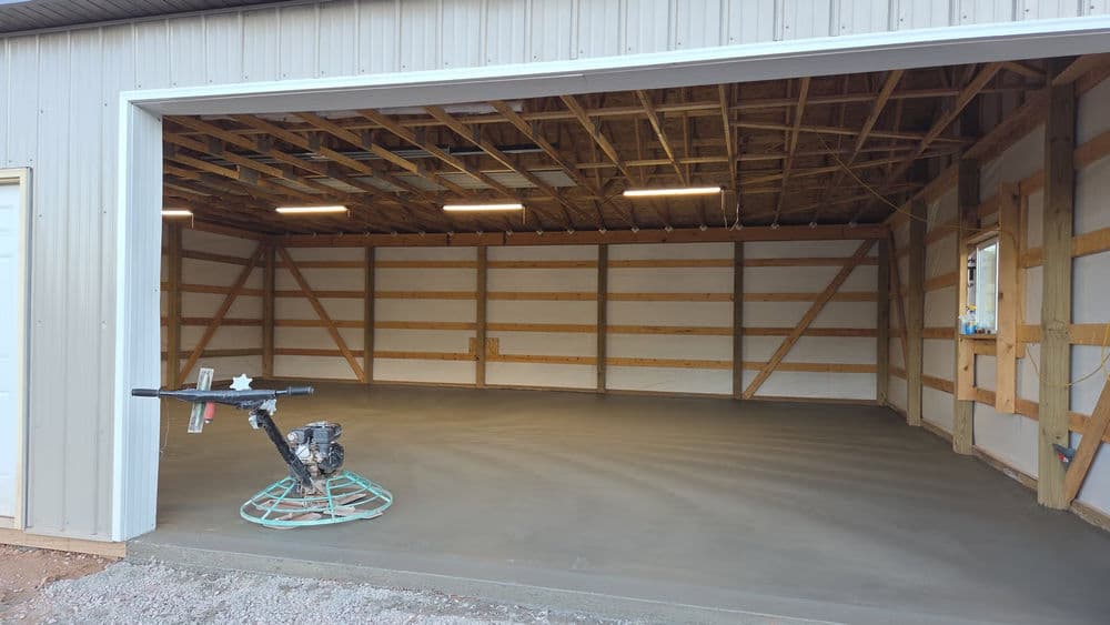 Gallery photos for Concrete Floor Pour for a Pole Barn Near Rapid City SD: Image #10